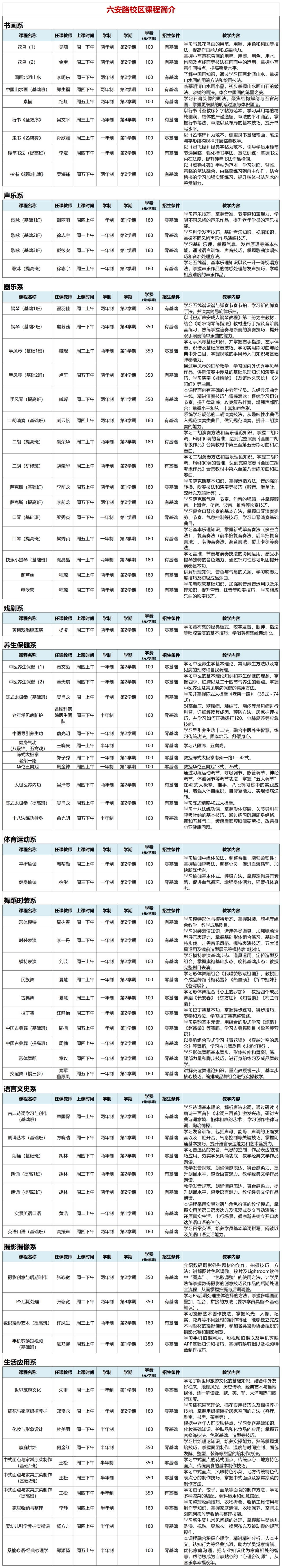 安徽老年大学2026年秋季学期课程简介(六安路校区)_01.png